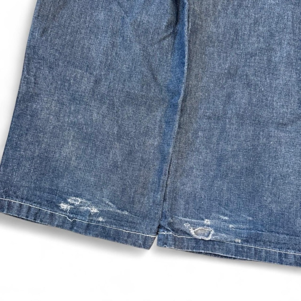 Vintage Reverb Loose Fit Baggy Wide Leg Jeans Men's Size 34x33 Skater Grunge Y2K - Picture 3 of 5
